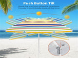 6.5ft Portable Beach Umbrella , 68132138