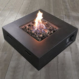 Fiber Reinforced Concrete Propane/Natural Gas Fire Pit table B120P198383