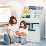 Kids Shelf Book/Storage Cabinet-Gray 65235824