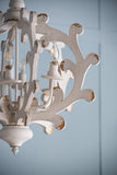 6 - Light Wood Chandelier, Hanging Light Fixture with Adjustable Chain for Kitchen Dining Room Foyer W2078138924