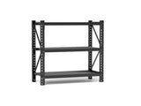 3-Tier Industrial Shelving Rack - 47in, Heavy Duty Steel Shelving Unit Adjustable, 51.2" W*23.6" 06500576