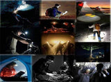 Rechargeable LED Headlamp Camping Hiking Headlamp Work Light BatteryCharger Set 01159336