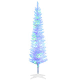 5ft Tall Pencil Prelit Artificial Christmas Tree Holiday Dcor with 250 Colorful Surface Branches, 60308633
