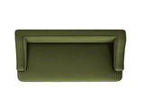 Duchess 33" Medium Princess Pet Bed Sofa with Fringe Skirt, Olive Green Performance Velvet B2719P479031