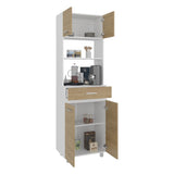 Sicilia Pantry Cabinet Freestanding Kitchen Storage Unit For Food, Dishes, Or Appliances, White/ B200P335383