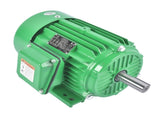 5 HP 3 Phase Electric Motor 3600 RPM 184T Frame TEFC IP55 230/460 Volt Severe Duty 76454204