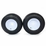 Pair Trailer Tire & Rims 205/65-10 1105 Lbs Black Rubber Tubeless 11811889