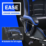 Gaming Computer Chair with Wheels, Adjustable Height Pu Leather Gamer Chair Office Desk 00390167