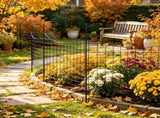 5-Pack Metal Garden Fence , Animal Barrier & Dog Fence 87311944