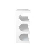 Multifunctional 4-Tier White Book Shelf & Coffee Table for Living Room Bedroom Dining Room Study W1801137471