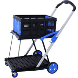 Collapsible Utility Multi Use Functional Collapsible Shoppings 2-Tier Collapsible Shopping W465P145345