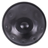 9 Notes Black Solid Color Handpan Drum Steel Percussion Instrument 50692848