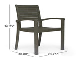 Outdoor Dining Chairs, Grey 63223.00GRY, KD N769P234974G