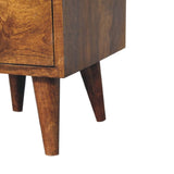 Artisan Furniture Solid Wood Mini Classic Multi Chestnut nightstand B182P280792