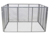 Large Outdoor Bin, 172 Gallon Metal Wire Mesher, Rust-Proof Coating Square Garden W465P370172