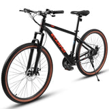 A24301 Mountain Bike 24 Inch Wheels, 21-Speed Mens Womens Trail Commuter City Mountain Bike,High W2563P283261