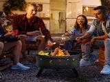 30IN Metal Fire Pit Black 80392062