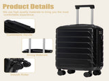 20 Inch ABS Hard Shell Travel Checked Luggage - Scratch Resistant Surface Four Multi-Directional W2787P437148
