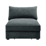 Armless sofa Velvet-Grey W3041P293505