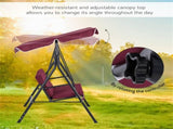 Outdoor Patio Swing Chair-Red 46409956