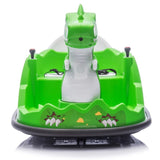 12V Kids Ride On Bumper Car W/Parents Control,Dinosaur Shape & Element Design,2WD,Spray With W1578P268994