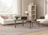 360 degree Rotatable modern Coffee Table for Living Room, solid wood legs with simply assemble W2899P372757