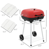 ZNTS Portable Charcoal Grill /BBQ Grill （Prohibited by WalMart） 78370184