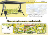 Outdoor Swing Cushions 63 Inch, Waterproof 4" Thick Porch Swing Cushion Replacement with Backrest 92934738