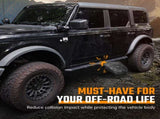 Running Boards Compatible with Ford Bronco 4 Door 2021-2026 , Two Stairs Side W2801P277662