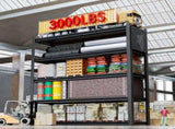 Heavy Duty Garage Shelving Units 72"H48"W24"D, 5-Tier Steel Adjustable Metal Storage Shelves,3000 96329654