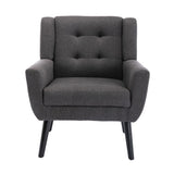 ZNTS Modern Soft Linen Material Ergonomics Accent Chair Living Room Chair Bedroom Chair Home Chair With W67634085