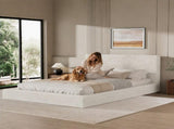 AirFrame Upholstered Bed Frame, a low-profile, cloud-style bed frame featuring an upholstered W1162P549498