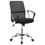 ZNTS Black Swivel Office Chair with Casters B062P153790