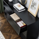 6 Drawer Double Dresser Features Vintage-style and Bevel Design W578P170159