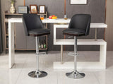 Bar Stools Set of 2 360&degCounter Height Swivel Stool W2200P243033