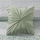 ZNTS 4 Piece Seersucker Quilt Set with Throw Pillow B035129015