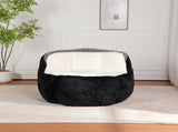 Oversized Bean Bag Chairs,Multicolor Faux Fur Couch Filled with Shredded Sponge,Large Lounger Sofa 75100717