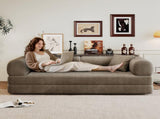 78.8" Compression Sofa,Convertible Floor Sofa Bed-with Pillow Back Support Armrest,Comfy Futon Couch W2824P373431
