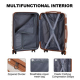 luggage sets 3 piece,carry-on luggage with wheels,check in luggage,28/24/20 inch luggage,tsa W2880P208383