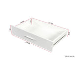 6 Drawer Double Dresser for Bedroom, Wide Storage Cabinet for Living Room Home Entryway, White 71507720