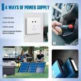 42Qt Car Freezer with APP Control and 6'' off-Road Wheels, 12V,45W Cooler Freezer,Low Noice W2089P187495