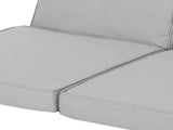 HONOLULU CLUB CHAIR CUSHION SET, BACK CUSHION AND SEAT CUSHION, SILVER, SET OF 2, N775P270231S