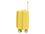 14"/20" 2 pcs/set in ABS Spinner Wheel Luggage, with Combination Lock and Front Opening Design, 14" 12454681