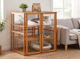 Bamboo Cat Cage, Cat Enclosure, Cat Cages Indoor, Catio Indoor Cat Enclosure, Indoor Cat Enclosure W2641P565680