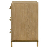 Sand Wash 3-drawer Nightstand with USB Ports B062P145556