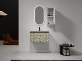 12" Bathroom Side Cabinet,Soft Close Doors,Float Mounting Design, W999P248644