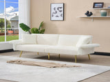79 inch corduroy sofa bed, foldable double sofa bed with folding armrests, suitable for living rooms W2290P250580