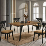 Brown and Black Side Chair B062P209260