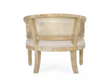 Accent Chair Rubber Wood Beige Natural N779P233048B