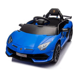 ZNTS 12V Kids Ride On Car W/Parents Remote Control,Licensed Lamborghini Aventador Xago,Hydraulic pressure W1396P184348